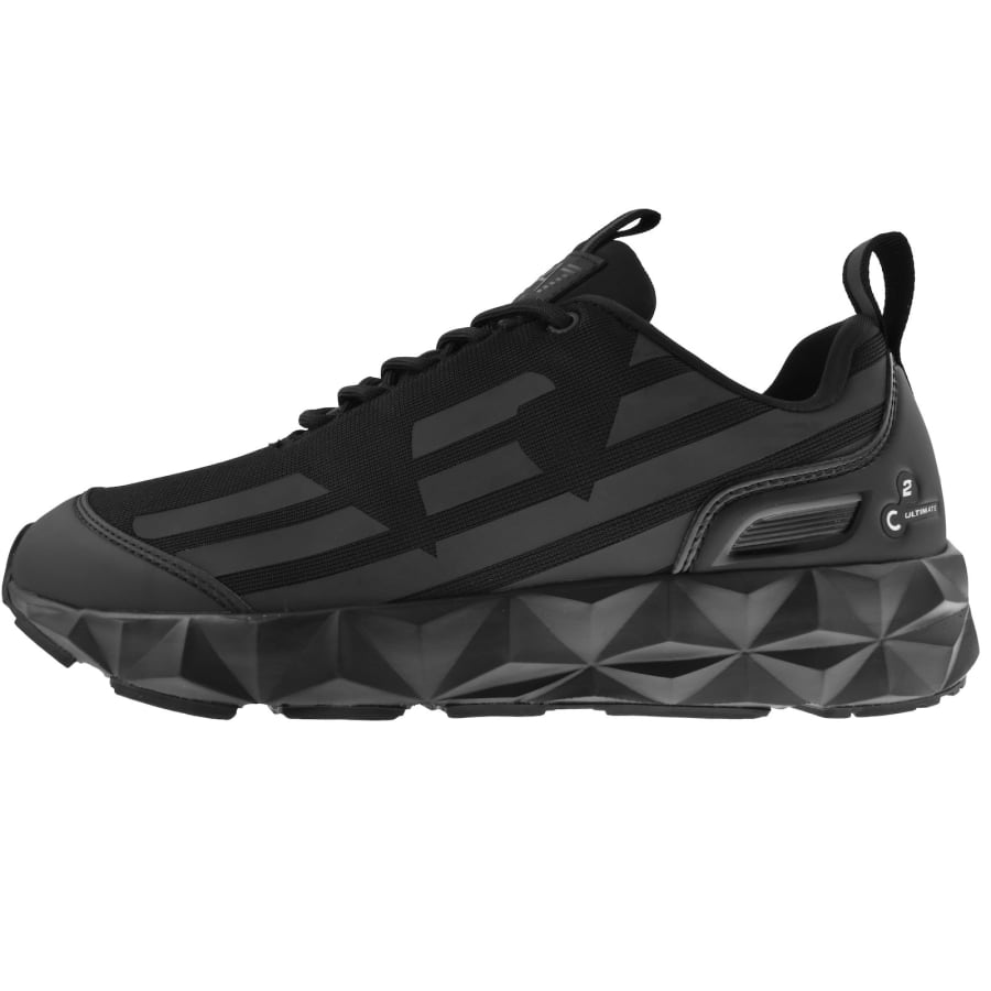 EA7 Emporio Armani Ultimate Trainers Black | Mainline Menswear us